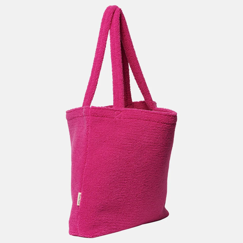 Studio Noos Teddy Mom Bag shopper pink bij Duifhuizen